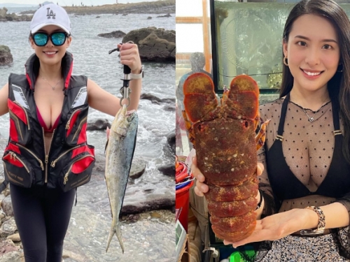 天才小釣手「Aurora Lee 歐拉」爆乳引魚上鉤　網友：釣到我了