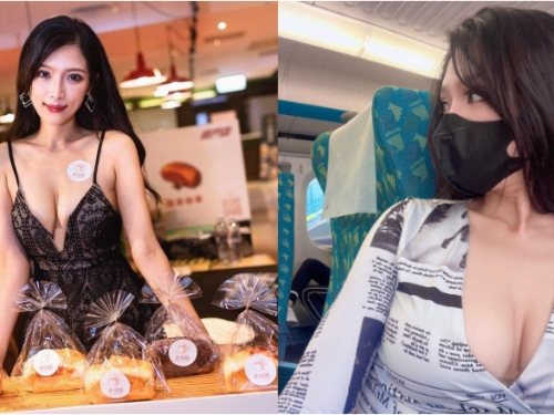 麵包店正妹店員胸懷兩顆「飽滿大菠蘿」　還沒吃就先看飽了