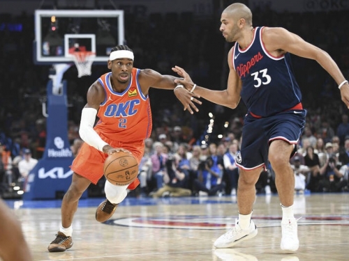 NBA》SGA轟生涯新高45分寫紀錄 率雷霆「地虎陣」終結快艇4連勝