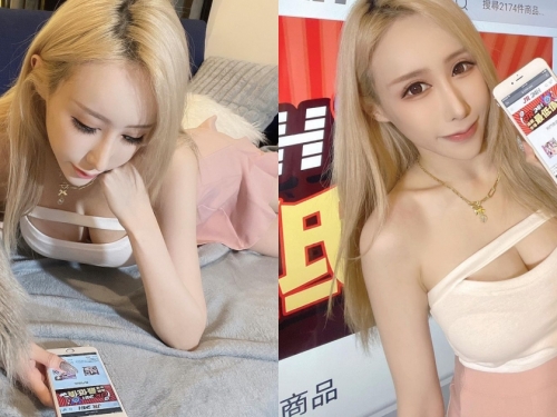 「金髮爆乳正妹」無聊在家逛情趣用品店，火辣曲線粉絲也受不了：有推薦的嗎