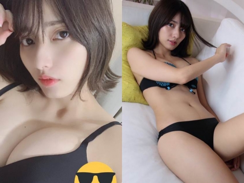 短髪妹「夏目まどか」車頭燈超大顆，躺下時的畫面太邪惡！