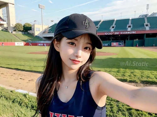 AI生成美女~Baseball girls ⚾️ Play on!