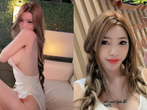 泰辣！翹臀甜心「奈奈」現身泰國酒吧，「邪惡高衩」又溢渾圓側乳！