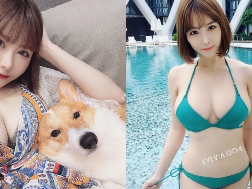 短髮女神「Sylvia 希維亞」在家也能度假！海島風情的「爆乳深V小洋裝」好辣！