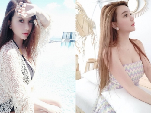 千年一遇太雋永！正妹直播主「言言言」陽光普照在雪乳，難得美景深深吸引宅男目光！
