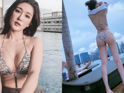 美豔女DJ「黃聿希」全場看到她就躁起來！熱辣比基尼大秀「渾圓美尻」！