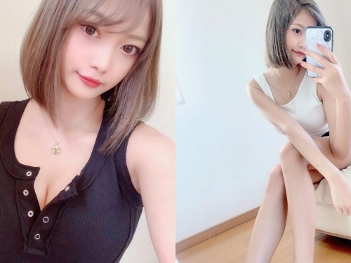 兇兇櫻花妹「美胸撐開背心」，「雄厚的胸型」非常極品！