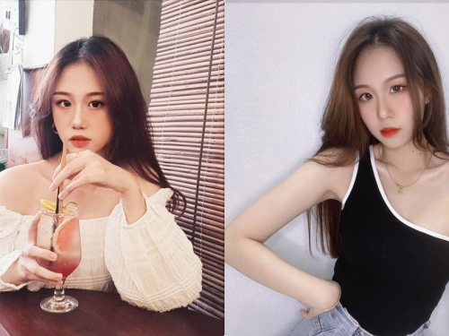 美妝小姐姐「斜肩上衣展現側乳」，「誘惑的胸型」實力滿滿！