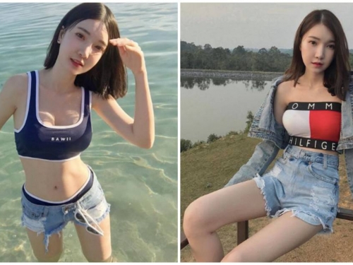 腿控注意！正妹「白嫩美腿」超誘人，「性感纖腰」讓網友受不了...