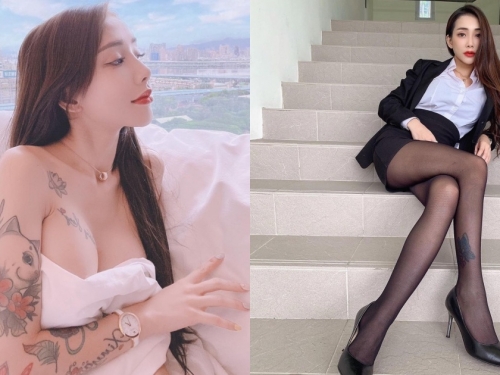 高雄當鋪正妹業務「林琦」太性感！套裝下暗藏兇猛巨乳，黑絲美腿也好辣！