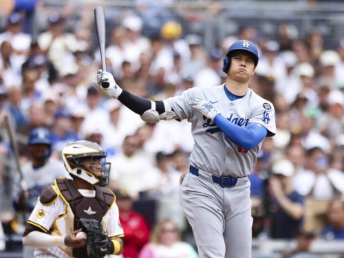 MLB》大谷翔平三壘安、西語老師3分砲！ 道奇車輪戰收下教士系列賽