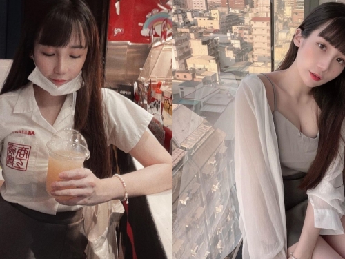 復興商工「長髮雪乳正妹」！清純性感兼具，制服下的好身材太誘人啦！