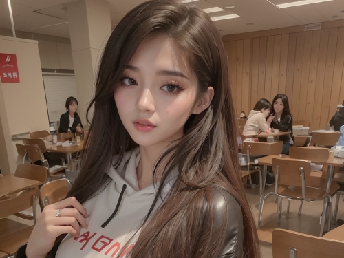 AI生成美女~in classroom