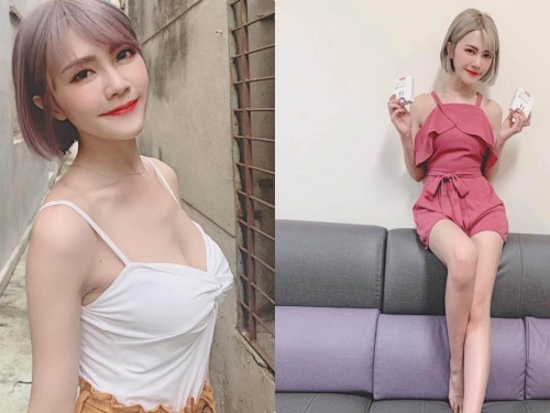 好養眼！正妹「PanPan潘潘」穿超短連身裝，「修長美腿」火辣放送！