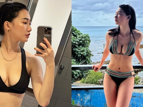 熱愛紀錄生活的「台灣辣妹」，比基尼「爆乳弧度」豐滿柔軟，猛吸萬人點讚！