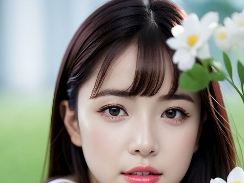 AI美女- 花園