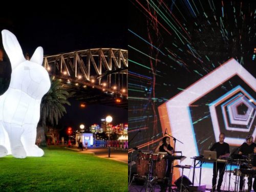 與法國同步展出！2019白晝之夜降臨台北城，高七公尺的兔子座落公園各處...