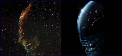 「異形」影集剛上架 天文迷拍星雲竟出現神似「異形」畫面