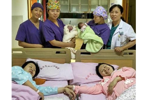 驚人巧合！武漢雙胞胎姊妹同日生產 嬰兒重量相同