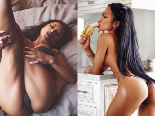 吸吮力很強喔！性感妹全身充滿性暗示「香蕉一口含」網友興奮嗨爆啦！