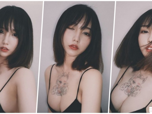 巨乳大一倍！正妹胸部再發育，「飽滿深溝」份量讓人陶醉啊！