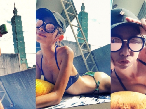好養眼！抬頭仰望101…驚見「神辣天台妹」曬D奶做日光浴！