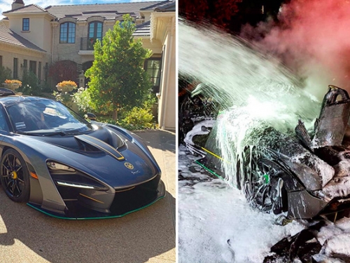 「以車神之名」McLaren Senna 火燒車！知名車壇土豪YouTuber才剛開箱...跨年完神車直接GG