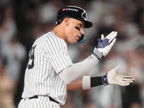 MLB季後賽》鎖定內角36.6公分大壞球開轟！ 賈吉成史上第一人