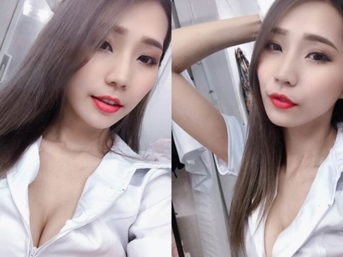 正妹「韻霏Anita」化身爆乳女護士，拉鍊下拉畫面太誘人！