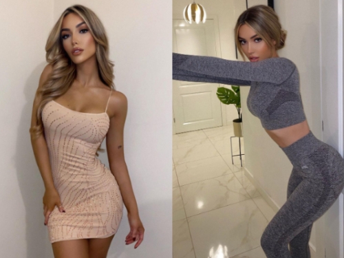 人氣網紅頂標配備…纖腰爆乳不一般　衣服下什麼不沒穿激凸現形很猛！