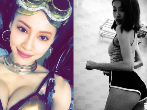 電眼正妹「爆乳馬甲」好誘惑，火辣蜜桃臀也讓人大噴鼻血！
