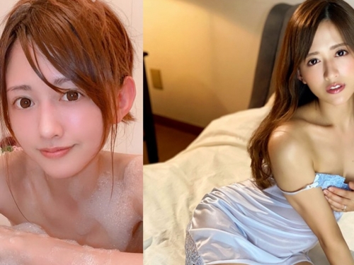 近距離特寫！　絕世美女AV女優「希島愛理」晨浴露出半邊渾圓美尻，粉絲直呼受不了！