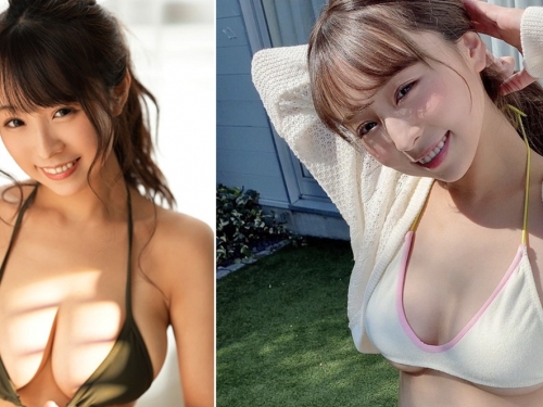 感謝追蹤破萬！　G罩杯小隻馬新人AV女優「天音真比奈」獻上超有誠意祭品照！