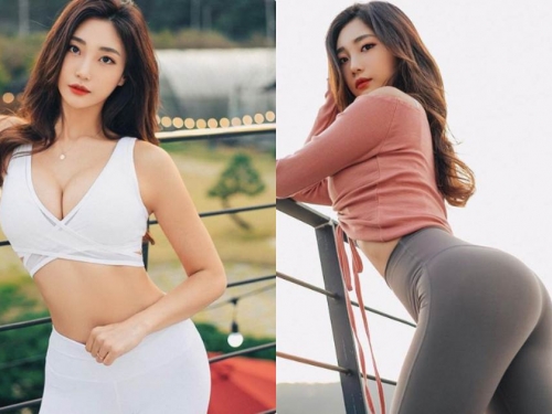 健身辣妹Erica「蜜桃臀弧度超誘惑」，火辣緊身視角太撩人！
