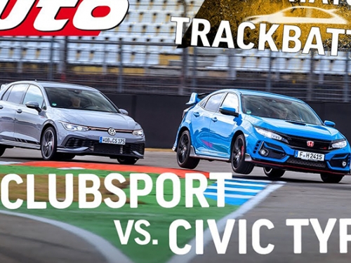 [影] 前驅鋼砲賽道廝殺：VW Golf GTI Clubsport vs Honda Civic Type R