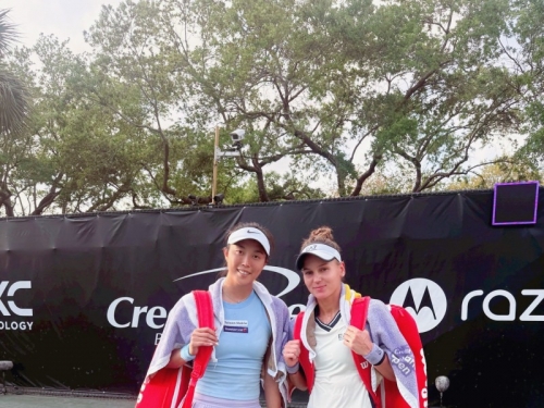 網球》詹皓晴女雙旗開得勝 晉級查爾斯頓綠土8強