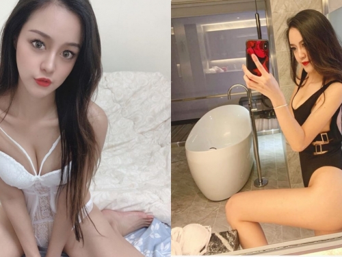 混血SG「朱皮兒」發送火辣520福利，側面美乳＋翹臀一次看得夠！