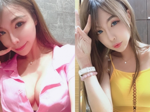 超性感小精靈正妹「蕾蕾」，「胸前領口大開」好惹火！