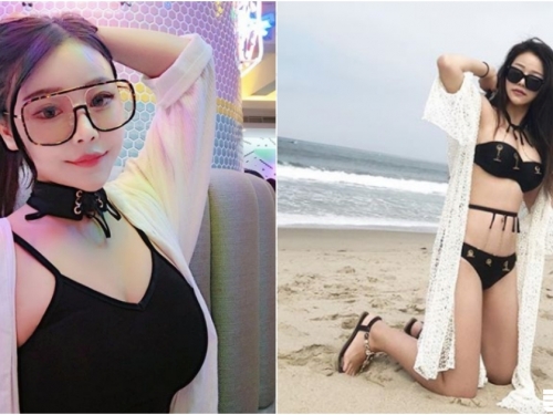 台北妹子出國去！「爆乳比基尼」度假超火辣！平常自拍也沒在客氣！