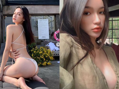 穿這樣喝咖啡！歐美系女孩「韓沁渝」傲人身材「挺」出來，加碼渾圓美尻收服網友