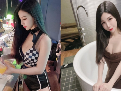 性感Bartender「Miyo米優」火辣爆乳特調　讓人還沒喝就先醉倒