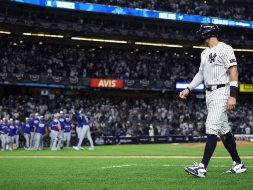 MLB》賈吉寫比肩棒球之神紀錄仍遭淘汰！ 向洋基喊話想簽回2人