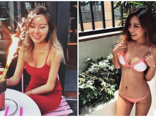 性感老闆娘上海「爆乳吃下午茶」，火辣身材讓大家也想喝「大杯奶昔」了！