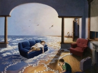 網路流傳超美《錯覺藝術》出自 Rob Gonsalves 藝術家的作品