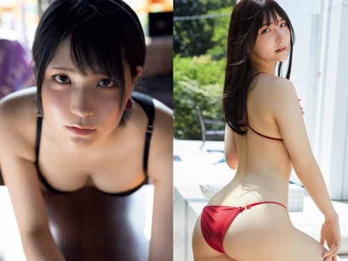 2.5次元偶像「あまつまりな」上空半裸露美背　轉過身「蜜桃美尻」讓人想從後面來