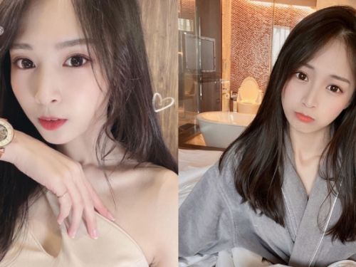 人氣模特兒「謝佳芮」水靈大眼肌膚太稚嫩，扁嘴無辜神情立馬收服全場男子！