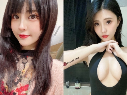 正妹「苡琍」胸前大挖空造型超辣，「飽滿乳量」太吸眼球！