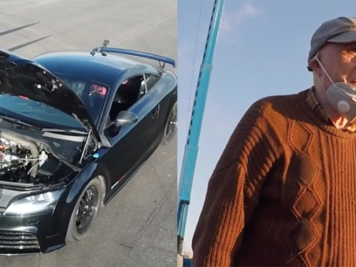 [影] 地表最速「千匹馬力 Audi TT RS」！車主還是一位78歲的阿公......100-200只要3.2秒！