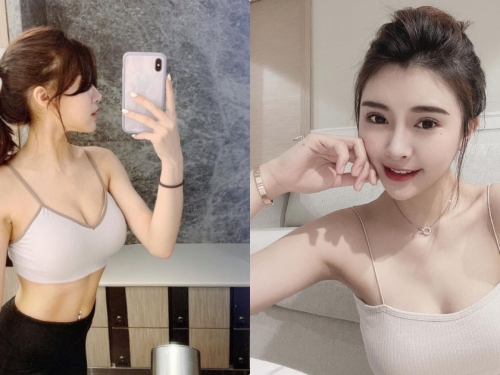 甜美正妹「小背心自拍」膚質好誘惑，「性感的事業線」擋不住了！