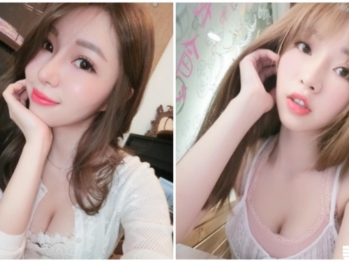 火辣麻豆「酥胸超養眼」！低胸視角自拍「美乳好傲人」！
